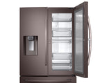 28 cu. ft. 3-Door French Door Food Showcase Refrigerator in Tuscan Stainless Steel