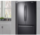 18 cu. ft. Counter Depth French Door Refrigerator in Black Stainless Steel